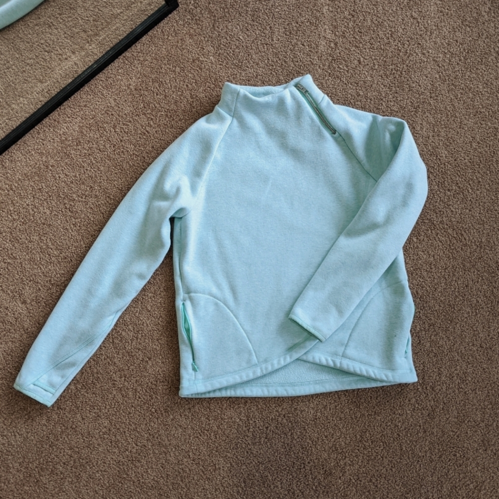 Athleta girl aqua sweatshirt sz L/12